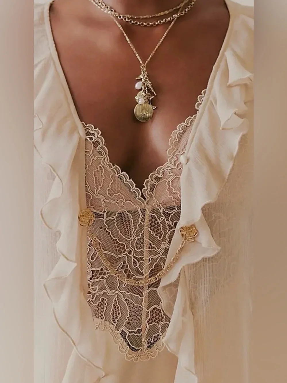 NWT Free People Chancellor Star Pin in Gold